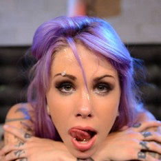 Tiny Tattoo-ed Pain Whore Krysta Kaos Tormented in Rope Bond